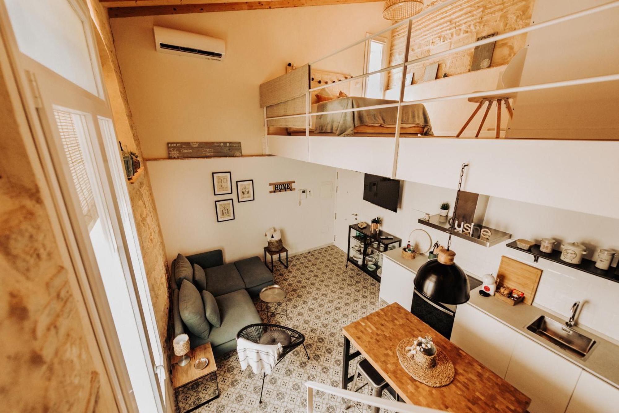 Апартаменты Loft Centrico Con Patio Bodega San Javier Херес-де-ла-Фронтера Экстерьер фото